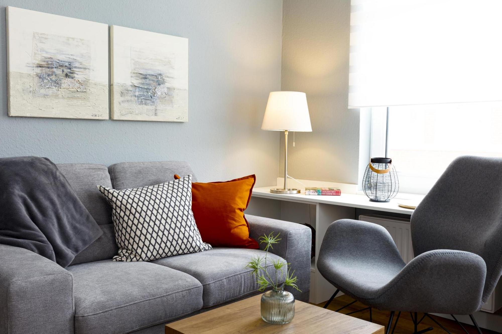 Ferienwohnung Villa Central - Luettje Nuest Borkum Bagian luar foto